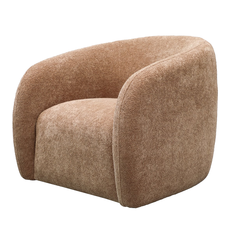 Maxwell swivel chair caramel