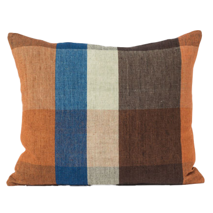 Cabin linen cushion cover midnight 55x45cm