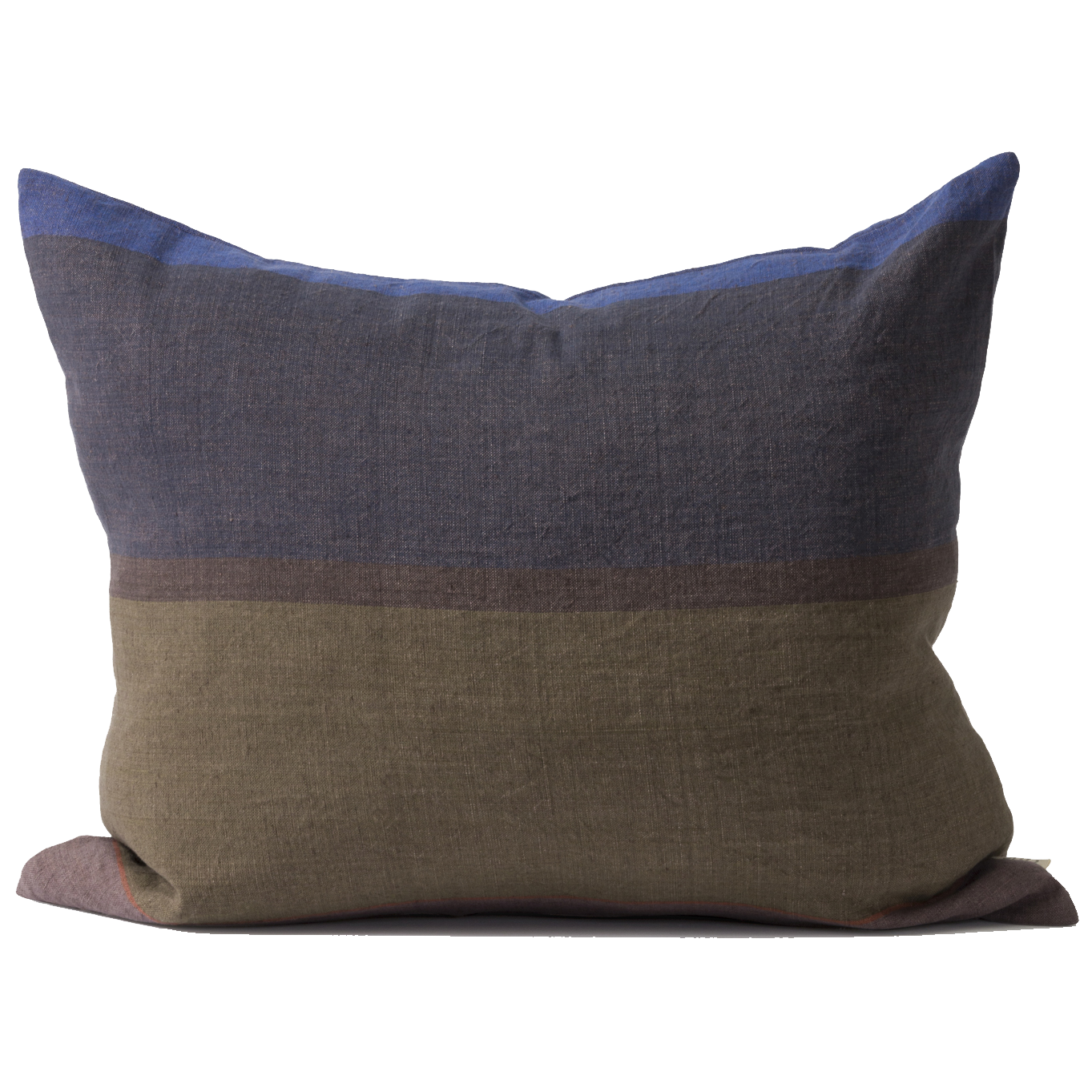 Obi cushion cover ivy blue/black 55cm x 45cm