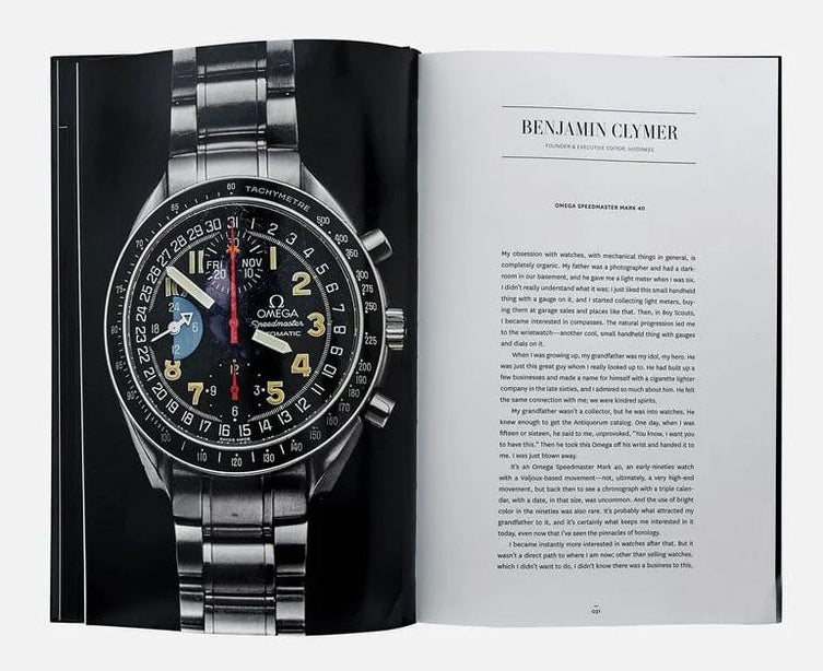 A man and his watch book