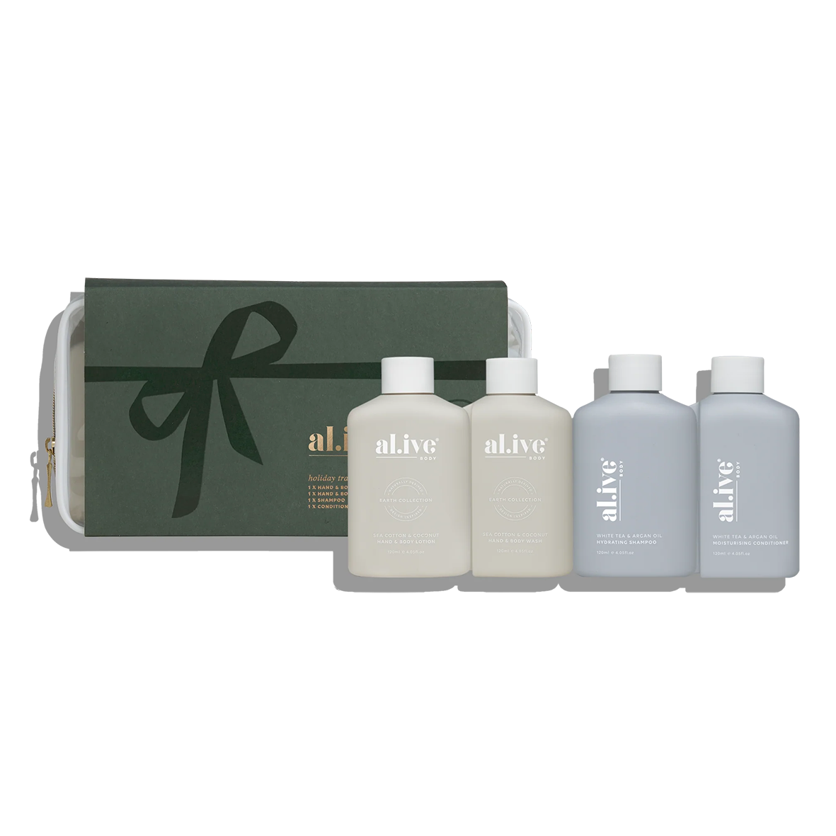 Al.ive hair & body holiday travel pack 120ml