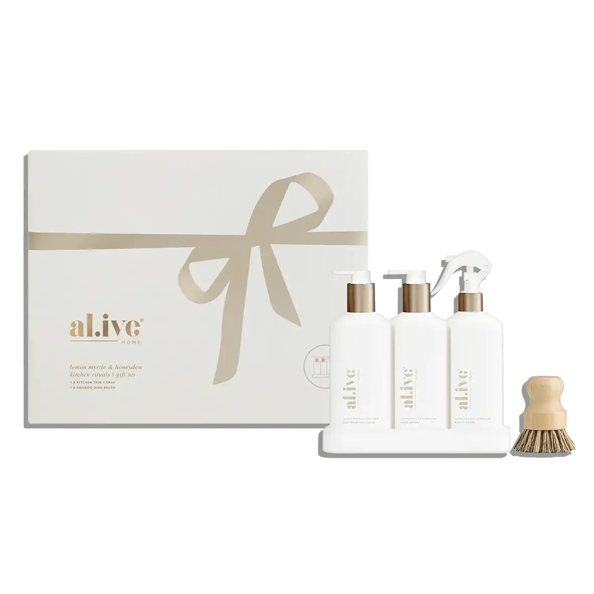 Al.ive kitchen trio gift set lemon myrtle & honeydew