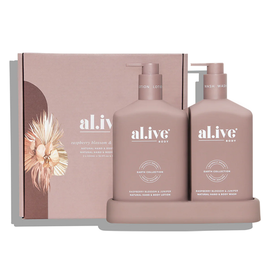 Al.ive wash + lotion duo raspberry blossom & juniper 500ml