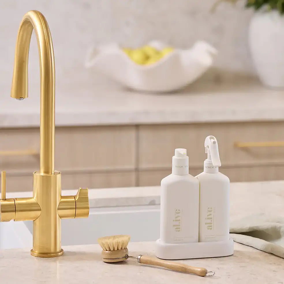 Al.ive kitchen bench spray + hand wash duo 300ml lemon myrtle & honeydew