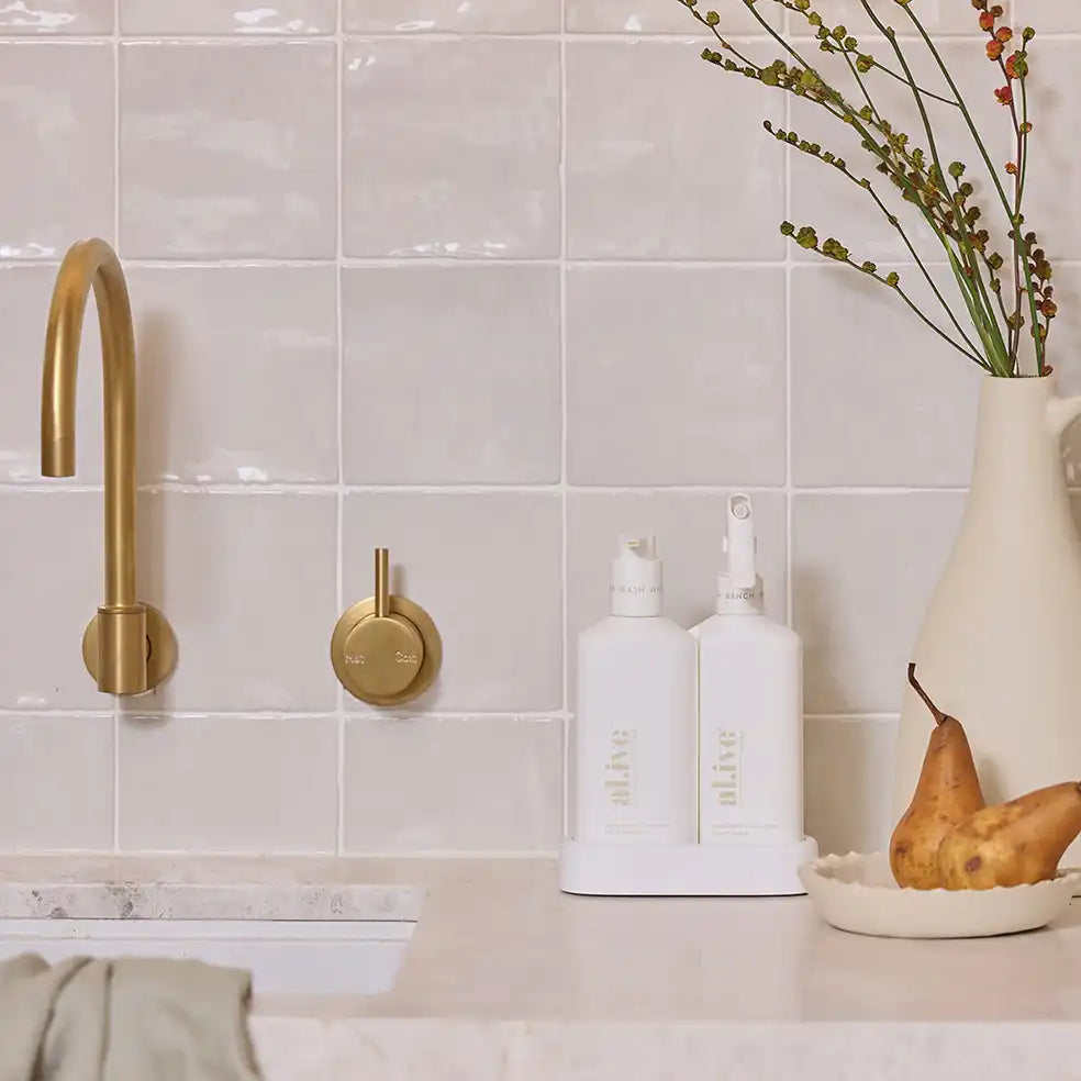 Al.ive kitchen bench spray + hand wash duo 300ml lemon myrtle & honeydew