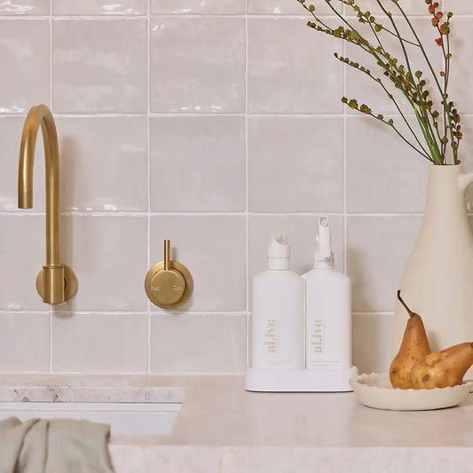 Al.ive kitchen bench spray + hand wash duo 300ml lemon myrtle & honeydew