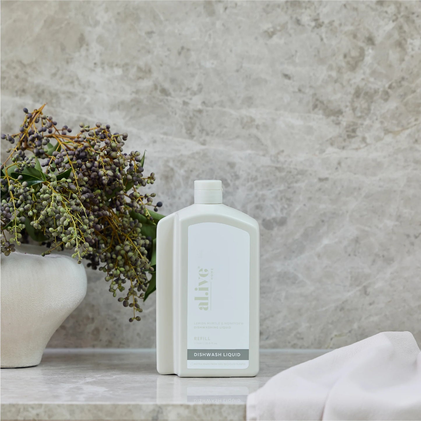 Al.ive lemon myrtle & honeydew dish wash refill 1000ml