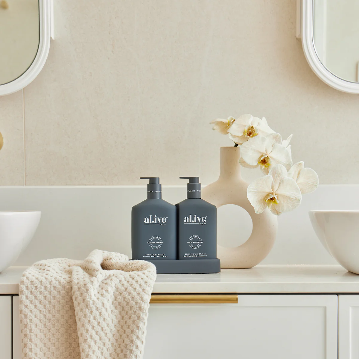 Al.ive wash + lotion duo coconut & wild orange 500ml