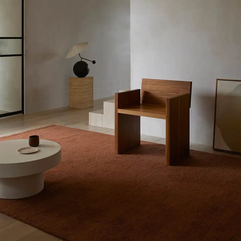 Alessandre NZ wool rug clay 200 x 300cm