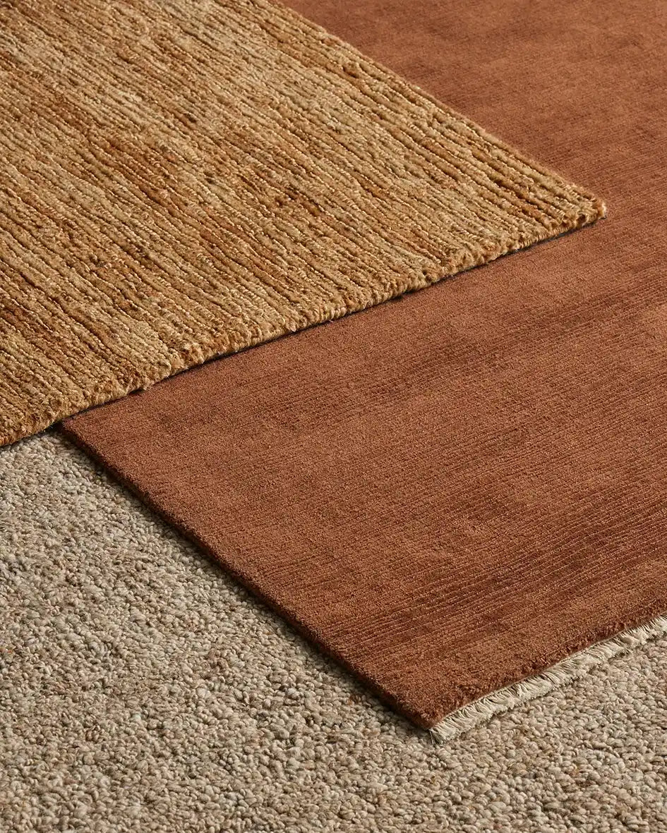 Alessandre NZ wool rug clay 200 x 300cm
