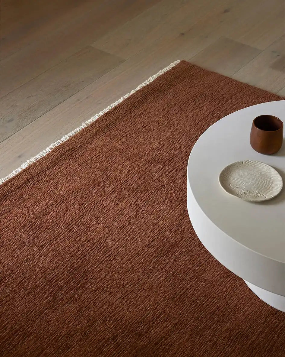 Alessandre NZ wool rug clay 200 x 300cm