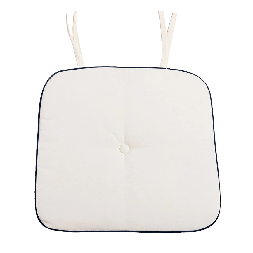 Alfresco outdoor chair cushion white 44cm