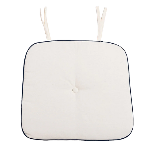 Alfresco outdoor chair cushion white 44cm