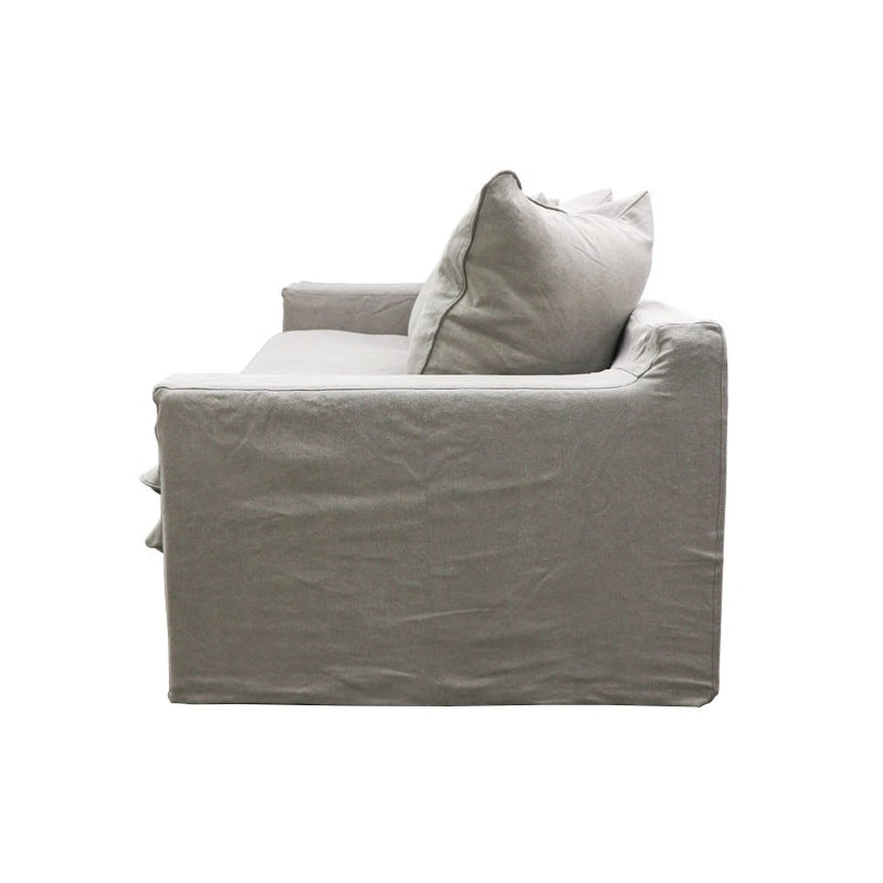 Asher slip cover 2.5 seater sofa concrete