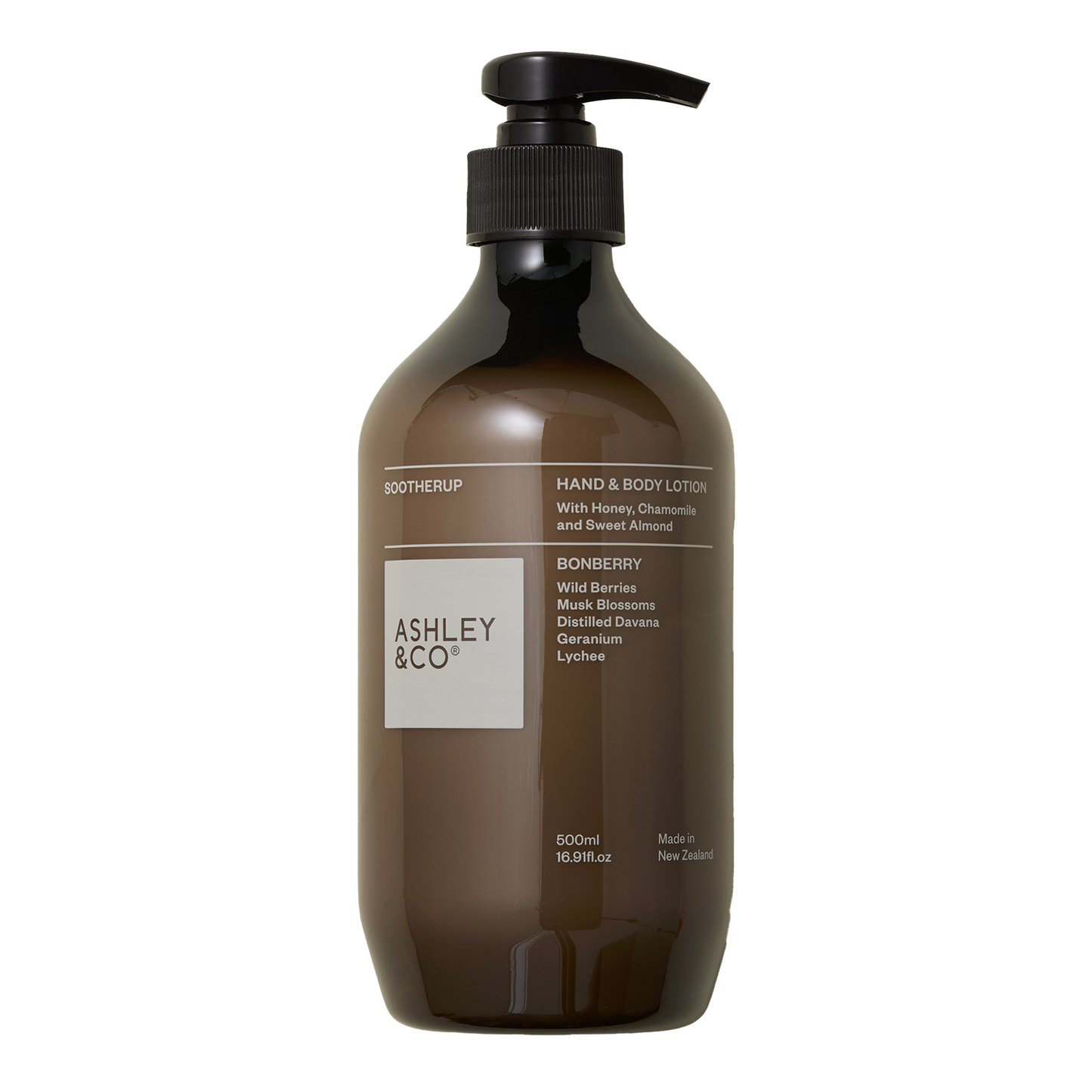 Ashley & Co sootherup lotion bonberry