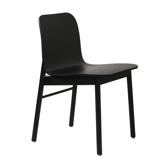 Aspen oak dining chair black