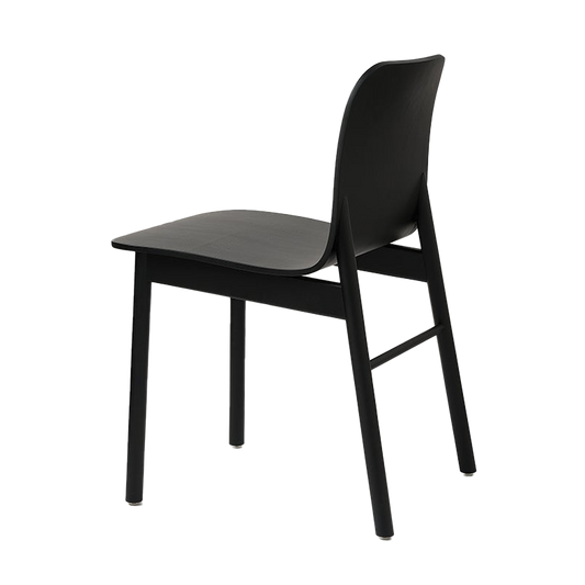 Aspen oak dining chair black