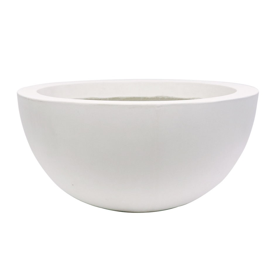 Awatere large concrete planter white