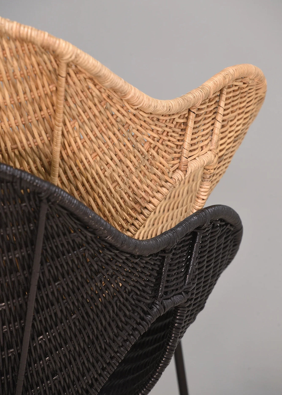 Bahama rattan retro armchair natural