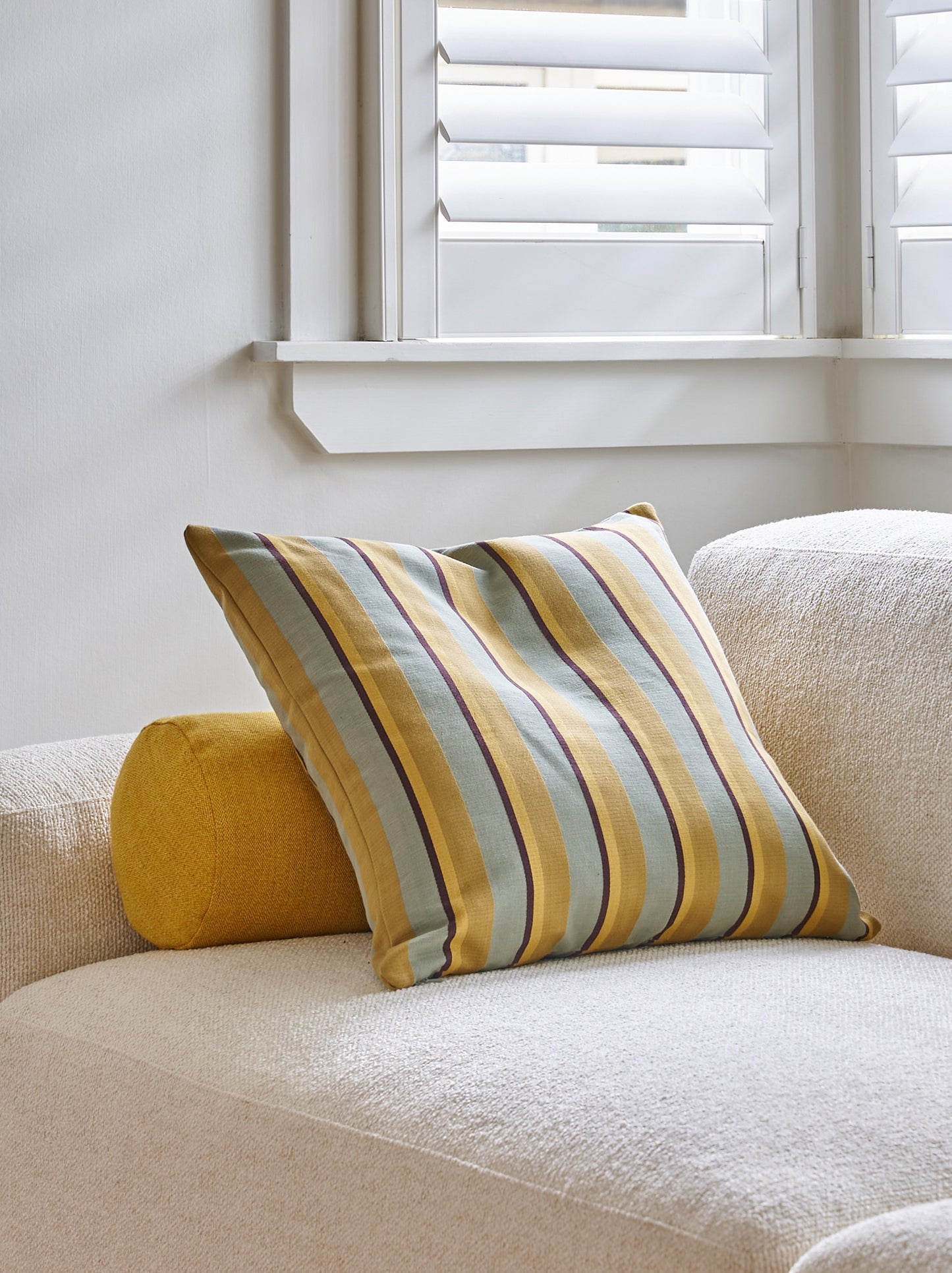 Basque cotton cushion cover 50cm