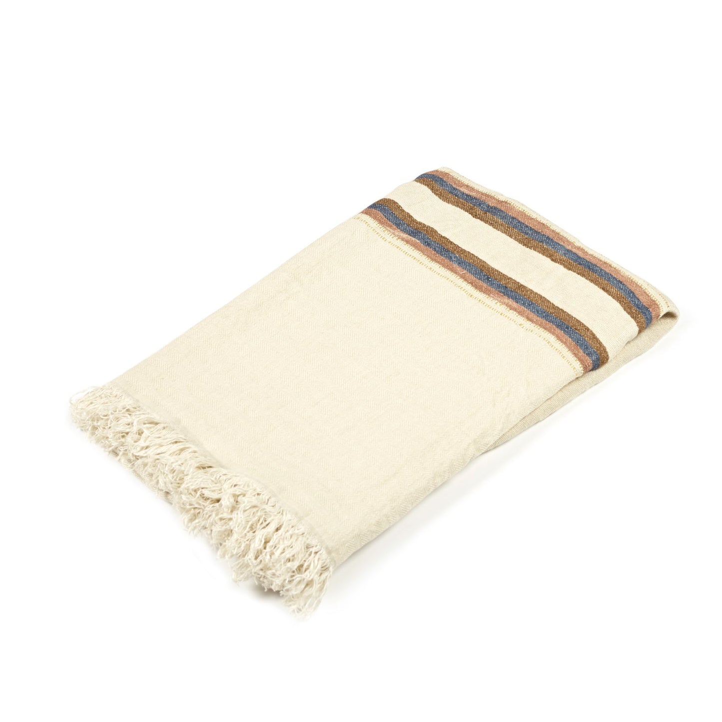 Belgium linen fouta throw harlan stripe 110 x 180cm