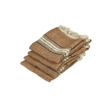 Belgian linen hand towel bruges stripe