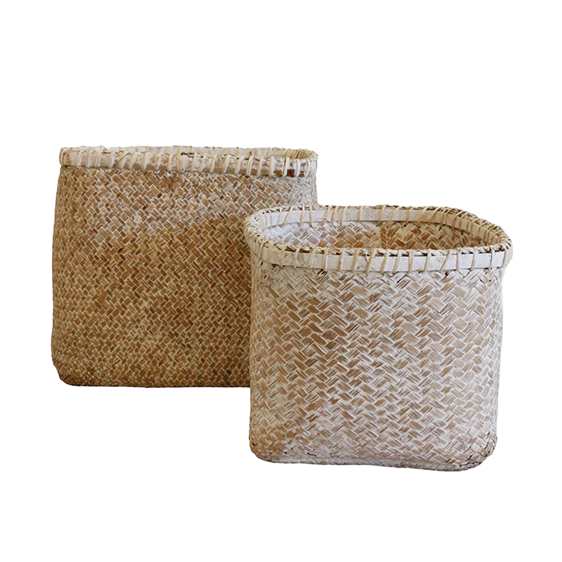 Bermuda basket white washed