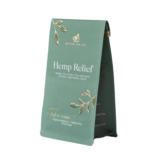 Hemp relief herbal tea pouch 60g