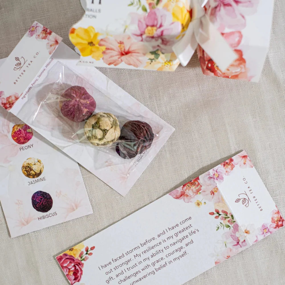 Blooming tea balls bonbon