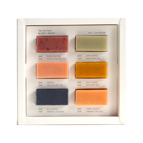 Body & face soap bar sample box