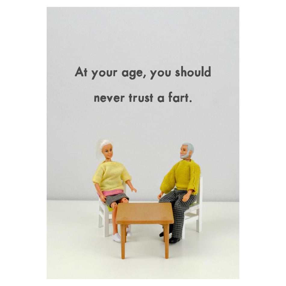 Never trust a fart card