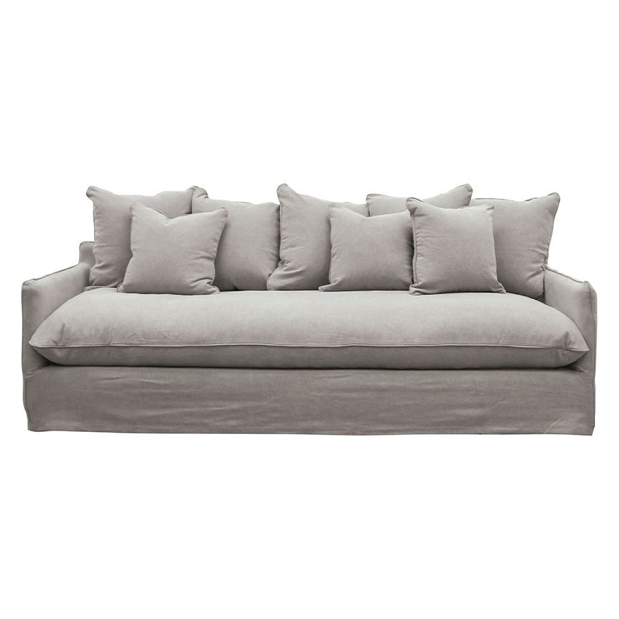 Boston slip cover 3.5-seater sofa concrete