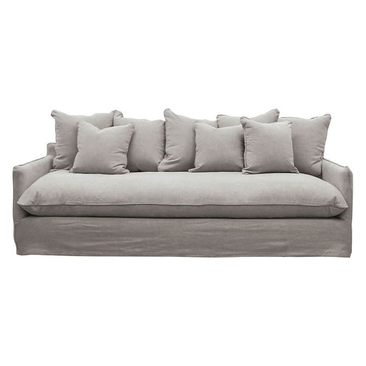 Boston slip cover 3.5-seater sofa concrete