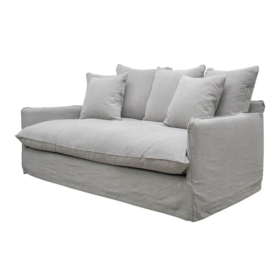 Boston slip cover 2.5 seater sofa concrete