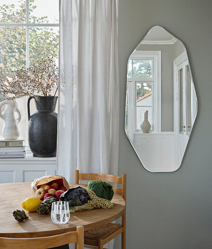 Broste Bethany faceted mirror 120cm
