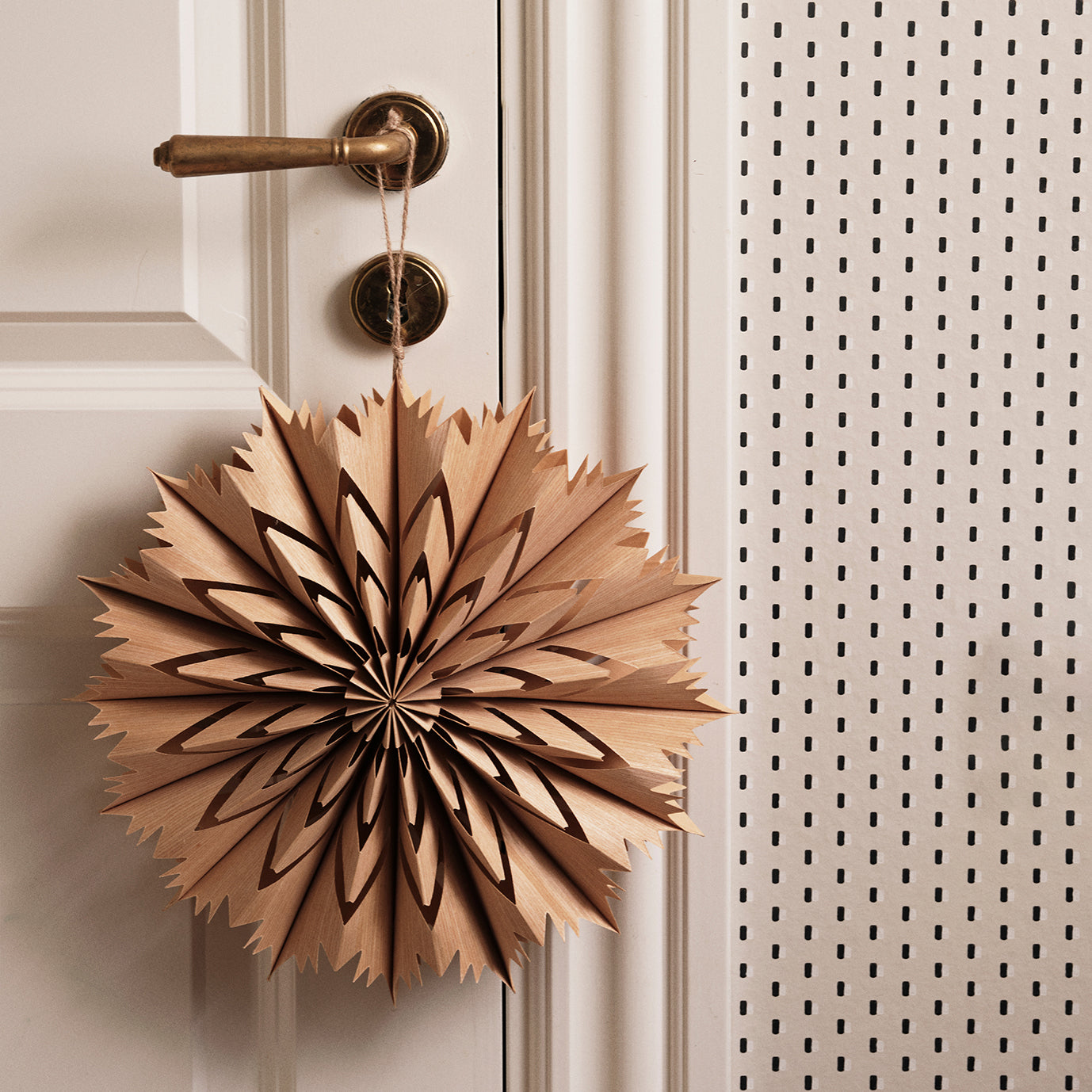 Broste large natural hanging venja star 30cm