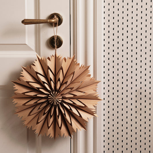 Broste large natural hanging venja star 30cm
