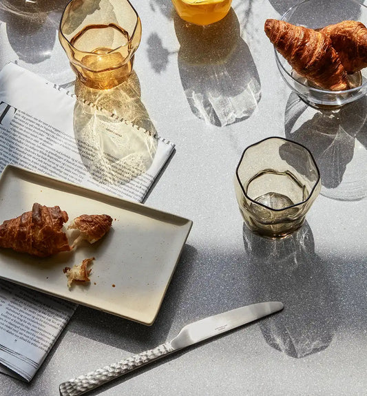 Broste Eli rectangle plate 20cm natural