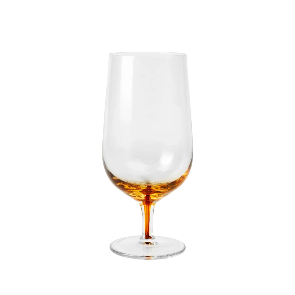 Broste beer glass amber