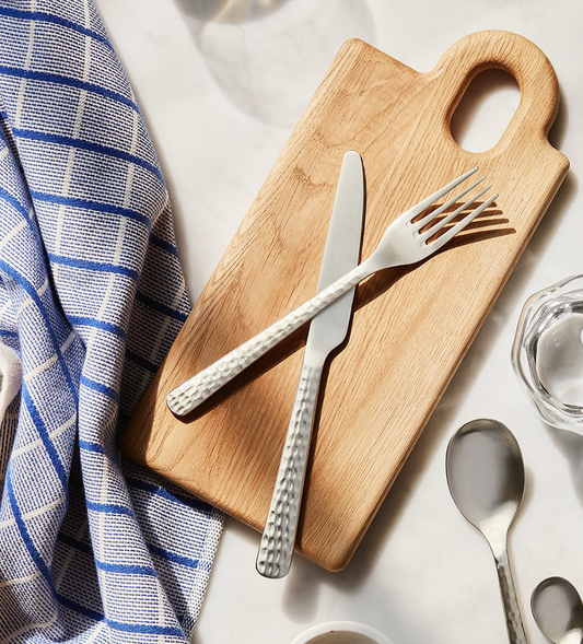 Broste oak serving board rectangle 30cm