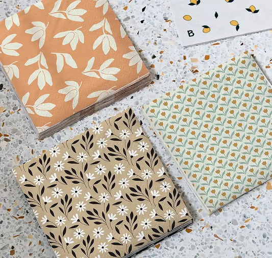 Broste tulip paper napkins set of 20