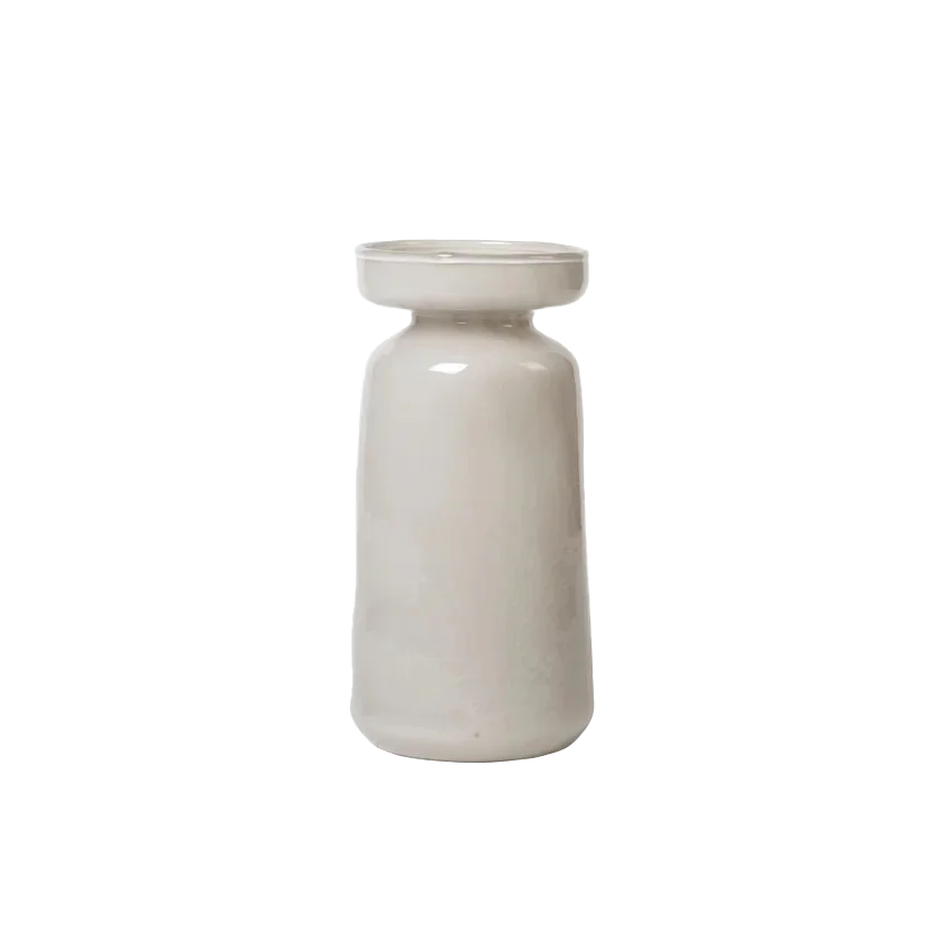 Broste solai mouthblown vase 19cm natural