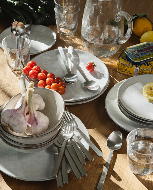 Broste hammered clear glass tumbler