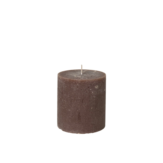Broste pillar candle 11cm high chocolate