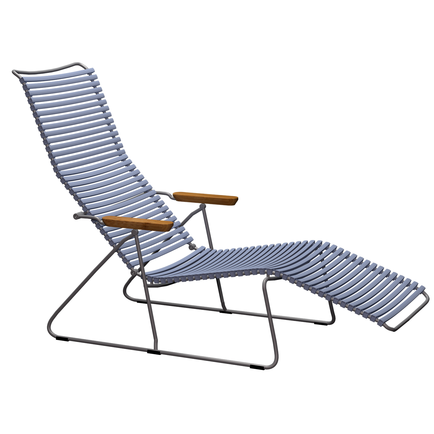 Outdoor click sun lounger