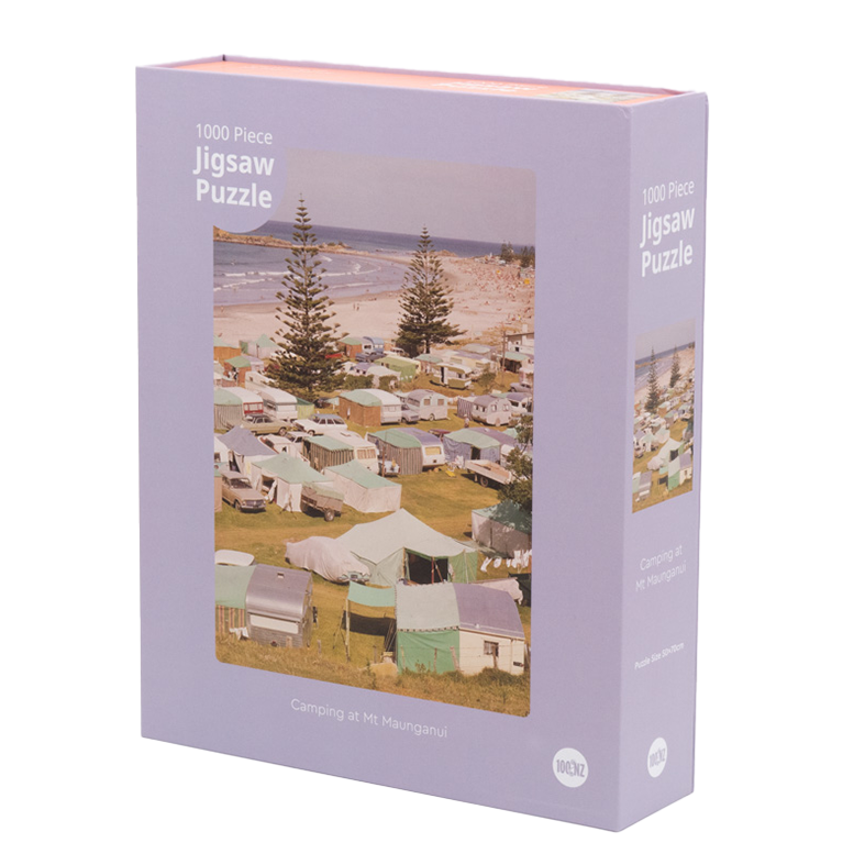 'Camping at Mt Maunganui' 1000-piece jigsaw puzzle