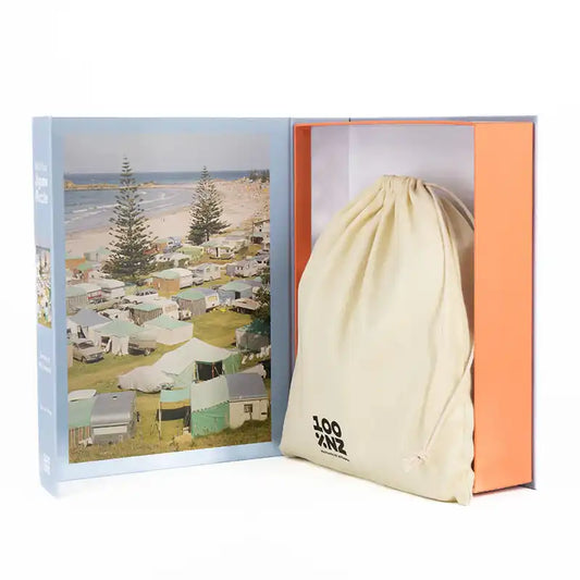 'Camping at Mt Maunganui' 1000-piece jigsaw puzzle