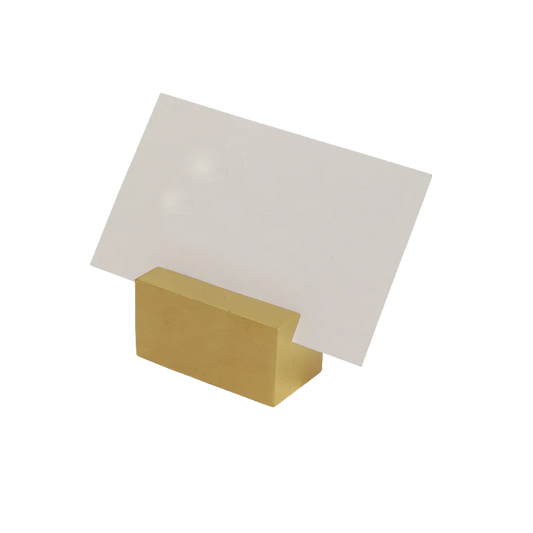 Card holder brass 5cm