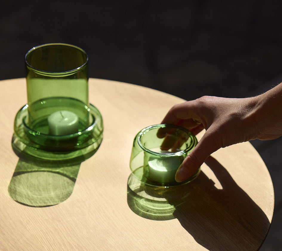 Cascade tealight candleholder mint