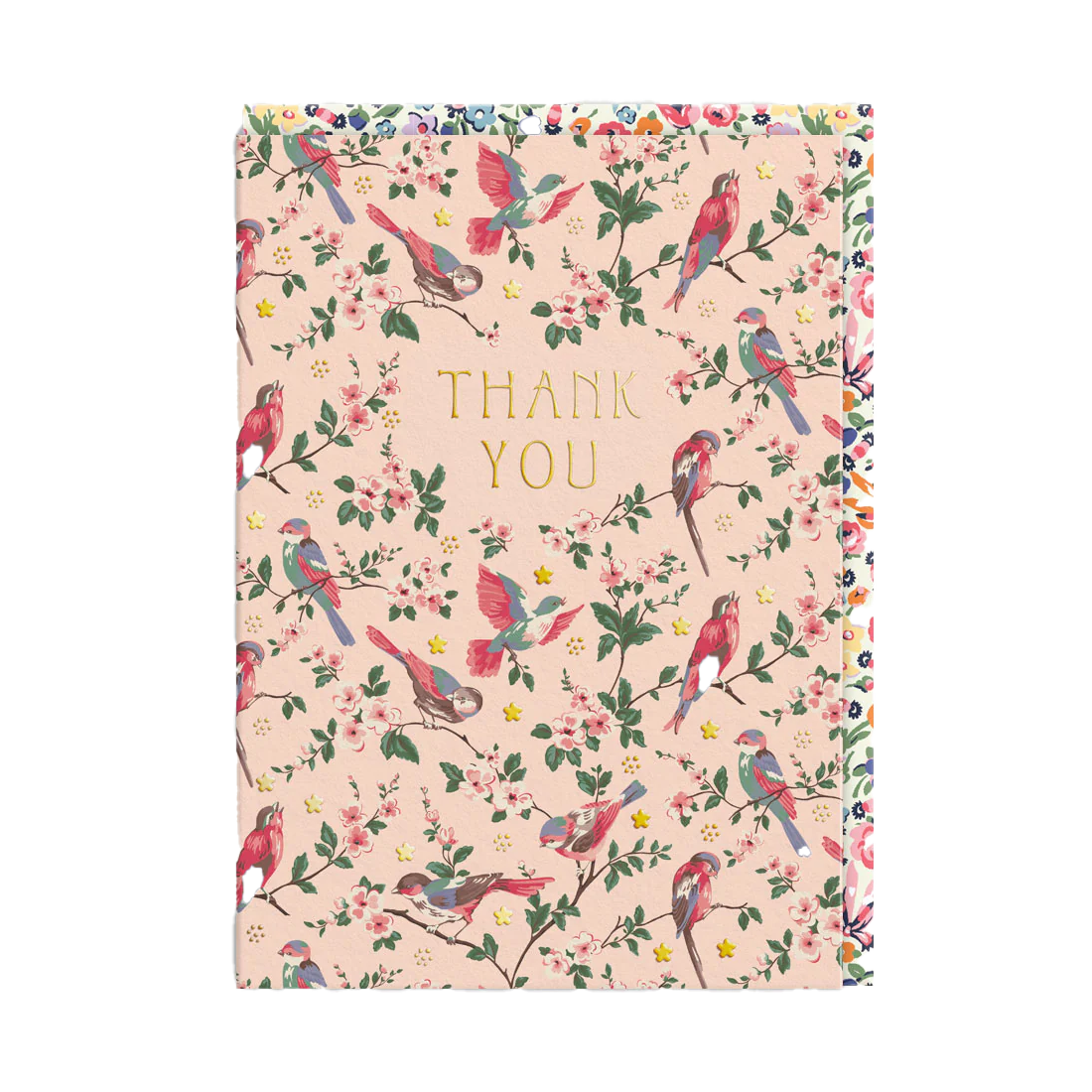 Cath Kidston garden birds thank you card